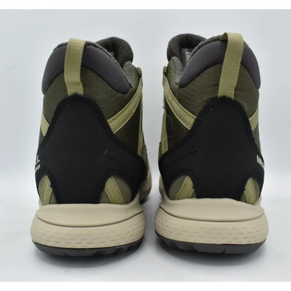 Merrell Women Size 8 Wide Bravada Edge 2 Thermo Demi Olive‎ Suede WP Boots